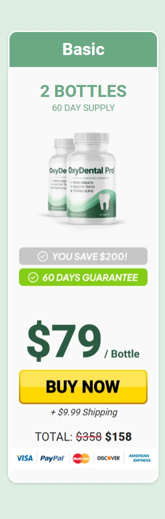 OxyDental Pro™ 2 bottles pricing